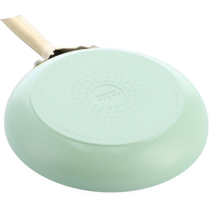 Набір сковорідок GreenPan Shades з керамічним антипригарним покриттям, 3 шт. (20/24/28 см), без PFAS, для індукційних плит, з нержавіючою сталею, безпечний для посудомийної машини, термостійкий, колір Terra (зелений)
