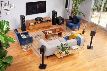 Підлоговий динамік Polk Audio Signature Elite ES55 HiFi, сумісний з Hi-Res, Dolby Atmos і DTSX, чорний