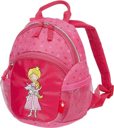 Рюкзак великий флорентійський дитячий рюкзак для дівчаток рекомендований від 3 років зелений/рожевий, 32 см (рожевий), 24452