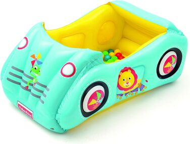 Басейн з м'ячем Bestway Fisher-Price, гоночний автомобіль, 119 x 79 x 51 см