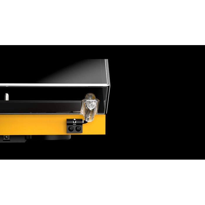Вініловий програвач Pro-Ject Debut Carbon EVO з карбоновим тонармом, електронним перемикачем швидкостей і картриджем Ortofon 2M Red (сатиновий жовтий)