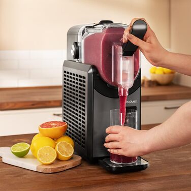 Машина для приготування крижаного напою Cecotec Slush-Eis 2.6L Twist&Ice 2600 з 6 режимами, сенсорне керування