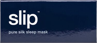 Маска для сну з шовкового шовку-м'яко впливає на ніжну шкіру обличчя і розгладжує зморшки під час сну-окуляри для сну з 100 шовку шовковиці-Універсальний, темно-синій