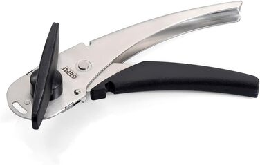 Відкривач для консервних банок GEFU Cando з безпечним ріжучим диском | З повторно надійним кришкою | Нержавіюча сталь та пластикова ручка | Для всіх банок