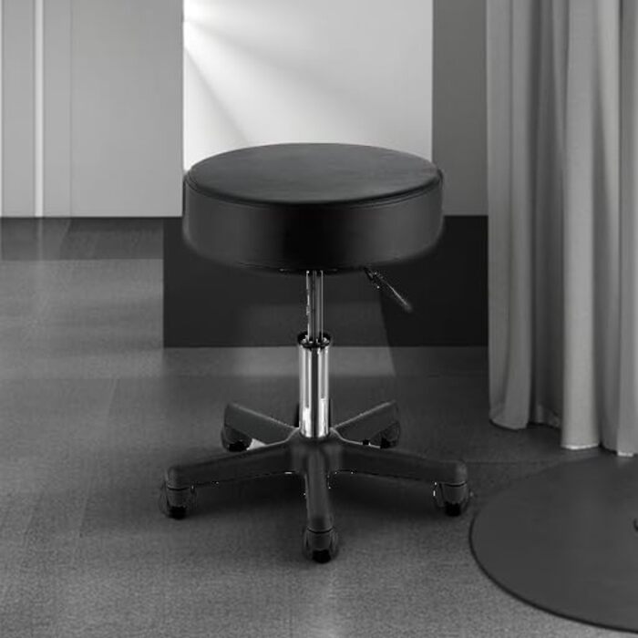 Сідло-стілець VEVOR 500x500x460 мм, регульована висота 460-605 мм, вантажопідйомність 181 кг, для офісу, стоматології, салонів, лабораторій