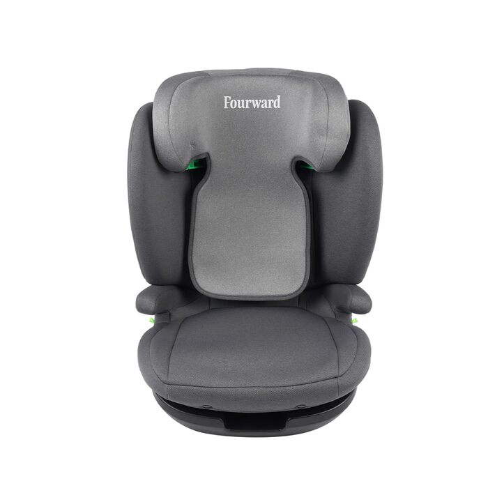 Автокрісло Fourward Baby 360° - ISOFIX, 0+1/2/3, 9-36 кг, 5-точкова система безпеки, сірий колір