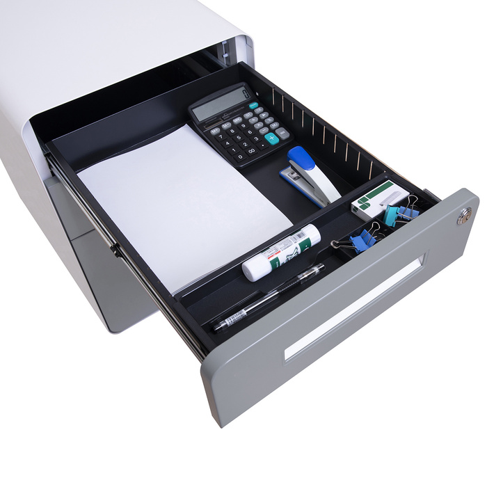 Контейнер на колесах COLOR PLUS I Metall weiß / grau від hjh OFFICE