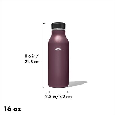 Термофляга OXO Strive з кришкою, 473 мл, фіолетовий гранат