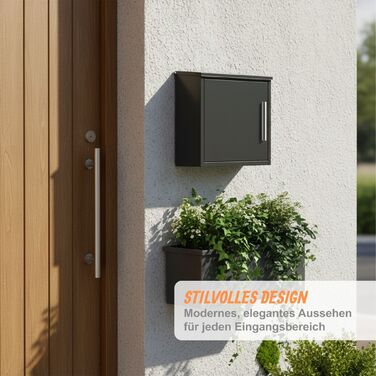 Скріпка Relaxdays - Металева поштова скринька