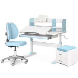 Комплект (L) Evo-Kids TH-330 Z (парта+крісло+тумба) (арт.TH-330 Z+Y-412 Lite+BD C3_BLUE)