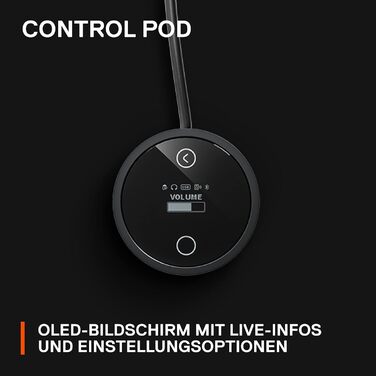 SteelSeries Arena 7 - 2.1-канавна акустика для геймінгу, RGB, USB, Aux, Bluetooth, чорний