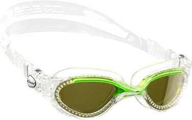 Плавальні окуляри Cressi Flash преміум-класу для дорослих із захистом від запотівання і 100 захистом від ультрафіолету (один розмір підходить всім, Різнокольоровий)