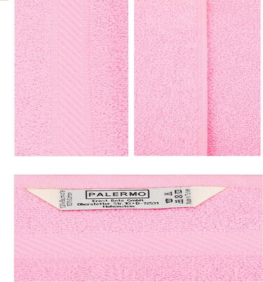 Набір рушників Betz 12 шт. Палермо 100 бавовна 12 рушників розміром 50x100 см колір рожевий та бірюзовий