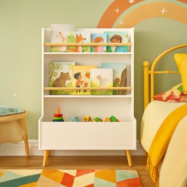 Поличка Relaxdays для дитячих книжок та іграшок