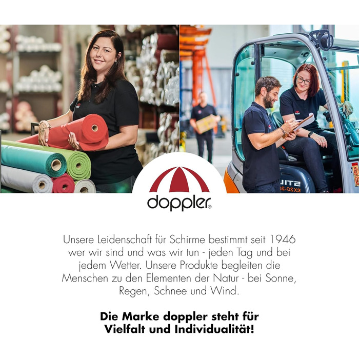 Чохол для садового парасоля Doppler Jack для центрального кріплення | Захисний чохол для парасоля діаметром до 350 см | Стійкий до погодних умов з блискавкою та ручкою