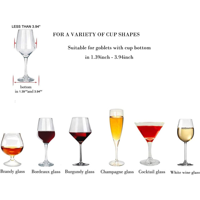 Підставка для келихів вина – органайзер для шафи – металева підставка для келихів, кухонна підставка, барна підставка (3 ряди, 1 шт.) (Чорний, 3 ряди, 2 шт.)