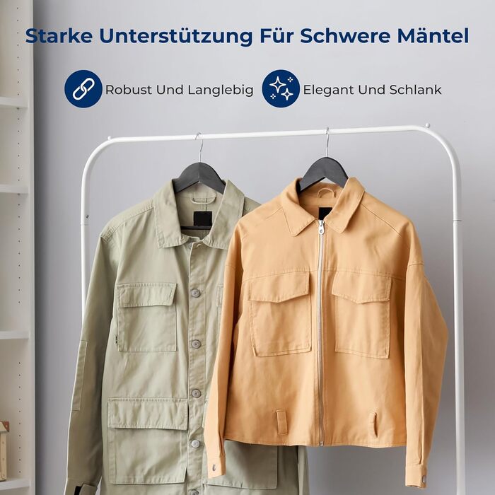 В'язки для одягу SereneLife з дерев'яними плечима, неслизькі, 20 шт. (10 шт. чорного кольору). 360° обертання, підходять для дітей та дорослих. Міцні, економія місця для куртки, спідниці, штанів та костюмів.