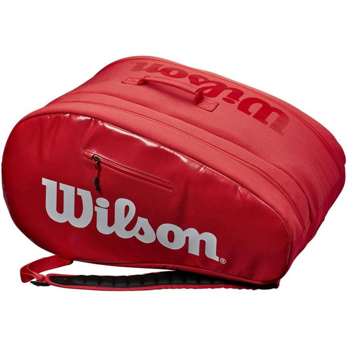 Сумка Wilson Padel Super Tour, для дорослих, унісекс, червона (червона), один розмір