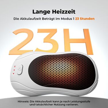 Електричні грілки для рук 2 шт. USB, 6000mAh, 3 режими нагріву, для кемпінгу, відпочинку на природі, офісу