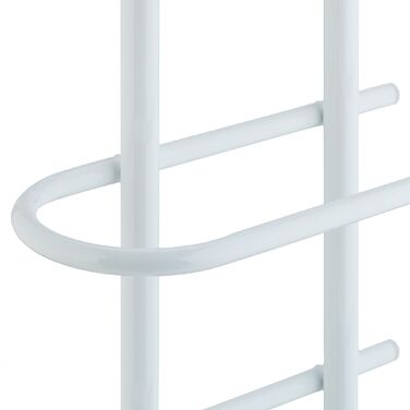 Підставка для рушників Relaxdays біла з 3-ма перекладинами