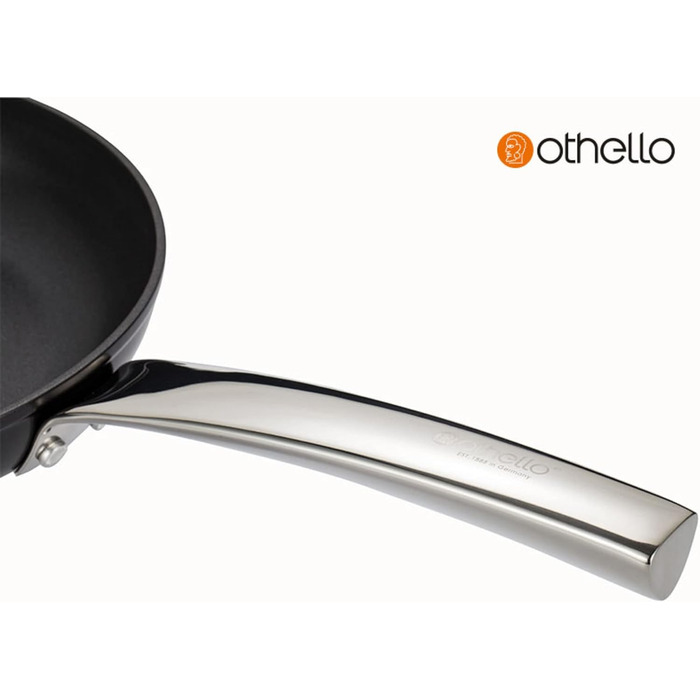 Сковорода Othello Ø 24 см міцне тефлонове антипригарне покриття для всіх типів варильних поверхонь кругла алюмінієва сковорода з ручкою з нержавіючої сталі ідеально підходить для смаження з меншою кількістю жиру