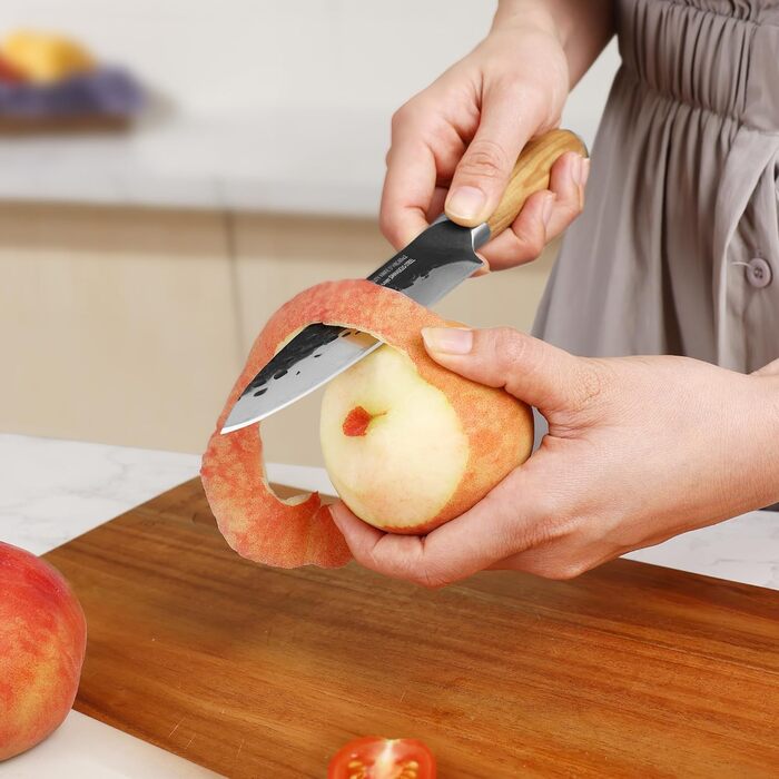 Ніж кухарський Damast 33 см Hecef, професійний ніж шеф-кухаря, японський ніж з 67 шарів дамаської сталі, гострий ніж для м'яса з ручкою з оливкового дерева