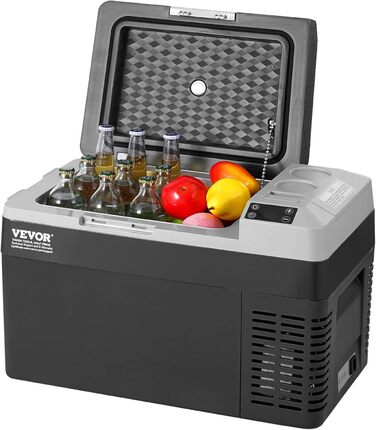 Автохолодильник VEVOR 25л портативний, 12V компресорний -20°C до +20°C для авто, кемпінгу, подорожей