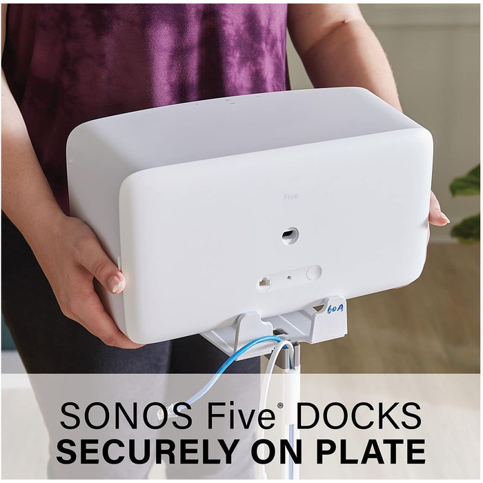 Підставка для акустики Sonos Five та Play:5 SANUS WSS52-B2 (біла)