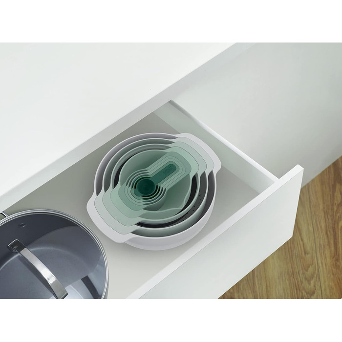 Joseph Joseph Nest 9 Plus: 9-Piece Кухонний Набір, Салатовий Колір, Пластик