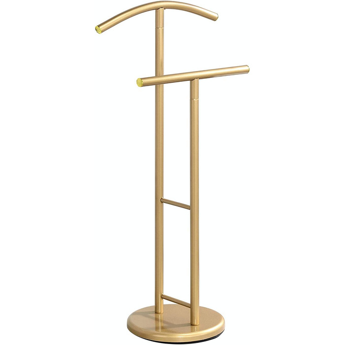Стойка для одягу IDIMEX LAURENZ - металева золота, з вішалкою для штанів