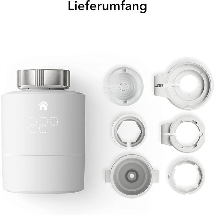 Термостат на радіатор Tado Smart X V3+ з керуванням через додаток (Alexa, Siri, Google Assistant) для економії енергії та опалення - DIY встановлення