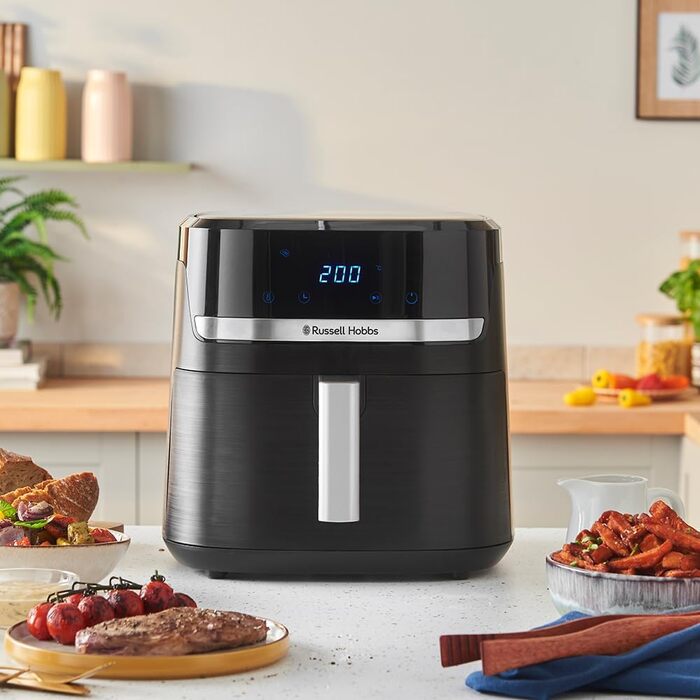 Фритюрниця Russell Hobbs SatisFry XXL 8.3л Rapid AirFryer з Rapid Air, 9 програм, сенсорний екран, гриль, піч, без олії, для піци 26см