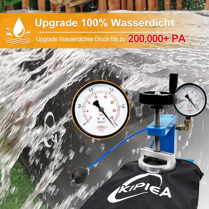 Чохол для садово-патіо меблів Kipiea, водонепроникний, прямокутний, 242x162x100 см