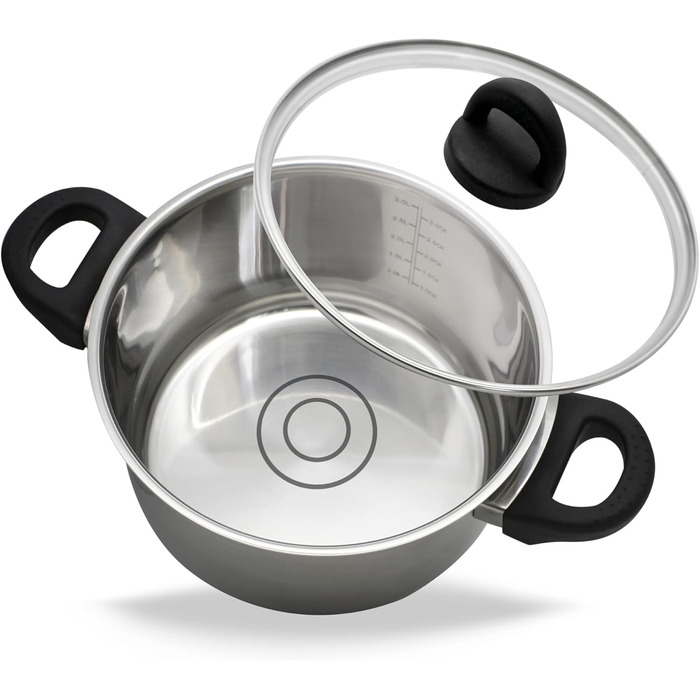 Каструля ELO Serie Turmalin з індукційним дном, нержавіюча сталь, 16 см