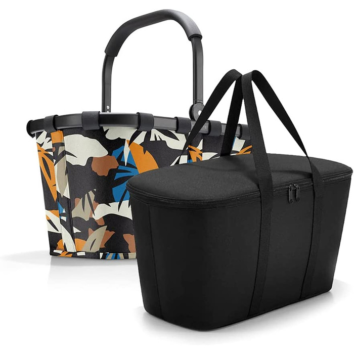 Дорожня сумка, комплект з сумки-перенесення BK сумка-холодильник UH, BKUH, кошик для покупок з відповідною сумкою-холодильником, (рамка Miami Black Black)