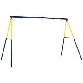 Сталева гойдалка-конструкція до 150 кг для гойдалки-гнізда, дитячої гойдалки, лазалки, 260 x 160 x 178 см, блакитна