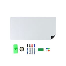 Дошка для письма на магнітній плівці Relaxdays з аксесуарами