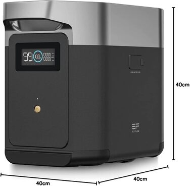 Електростанція EcoFlow DELTA 2: портативна, 1024Wh, LiFePO4, сонячний генератор, розширювана до 3kWh, швидка зарядка, для кемпінгу та дому