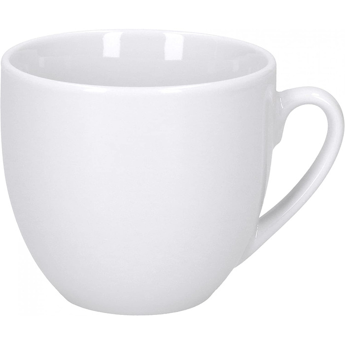 Набір посуду Van Well для 6 осіб: 18-ти частинний кавовий сервіз з порцеляни, придатний для миття в посудомийній машині та мікрохвильовій печі