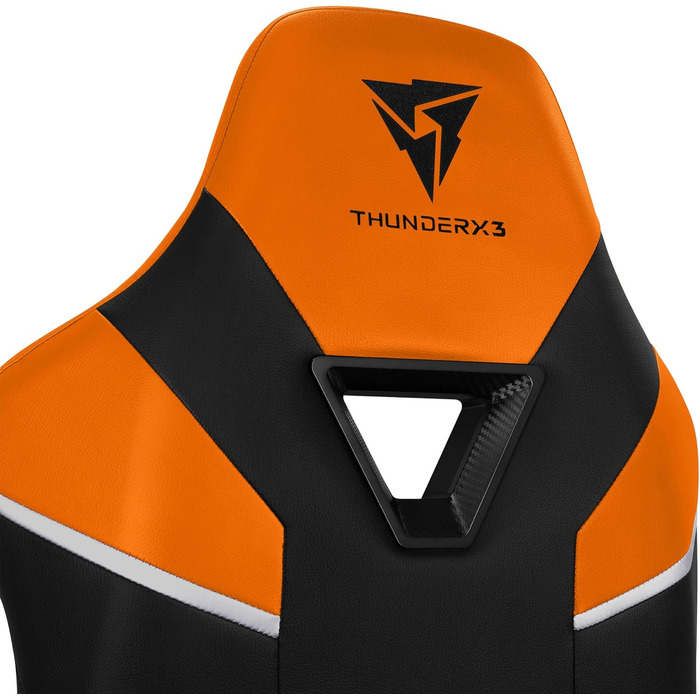 Ігрове крісло ThunderX3 TC5, ергономічне, до 150 кг, чорний/помаранчевий