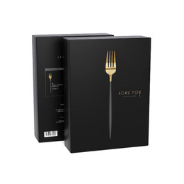 Набір столових приборів 16-частинний чорний матовий, нержавіюча сталь, для 4 осіб, стійкий до миття в посудомийній машині, подарунковий набір, Португалія