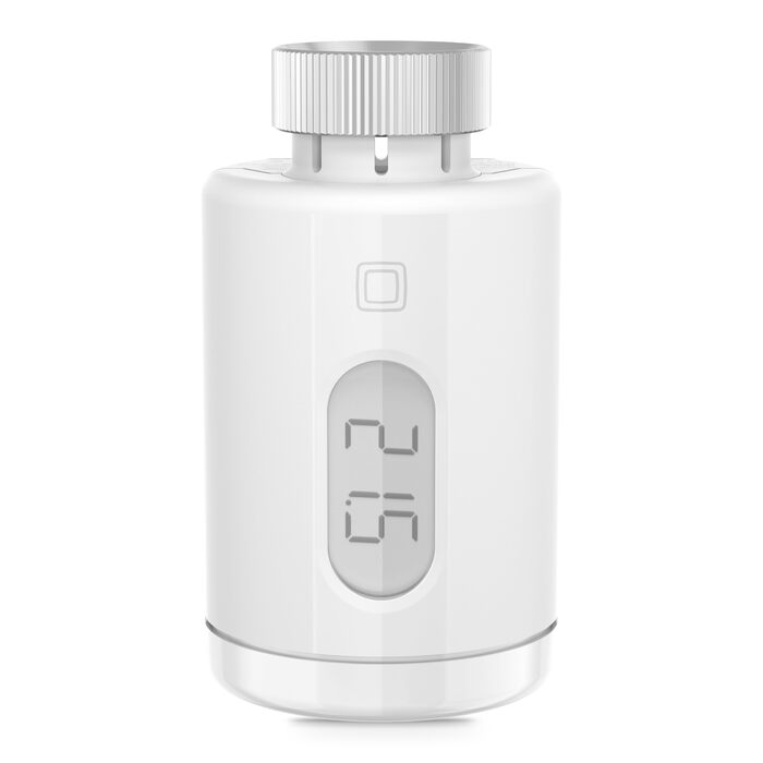 Homematic IP Термостат на радіатор Smart Home – цифровий термостат для опалення, керування через додаток, сумісний з Alexa та Google Home, легка установка, енергозбереження (153412A3)