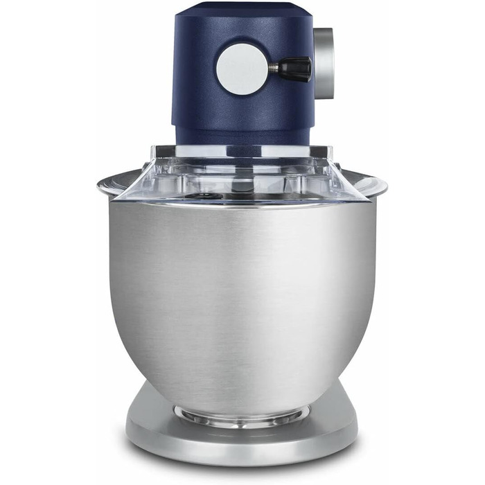 Кухонний комбайн H.Koenig KM124: професійний, багатофункціональний, 5 л, нержавіюча сталь, 800 Вт, 8 швидкостей (блакитний)