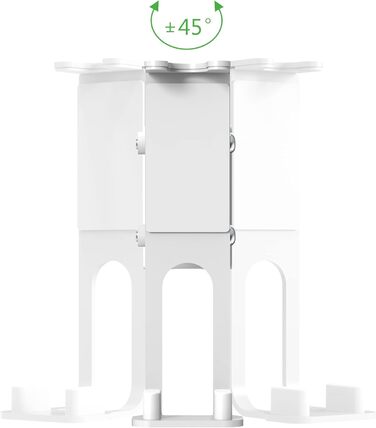 Підставка для SONOS ONE та Play:1 Conecto CC50596-2 (2 шт., білий) з кабелеуправлінням, 71.6 см, до 3 кг