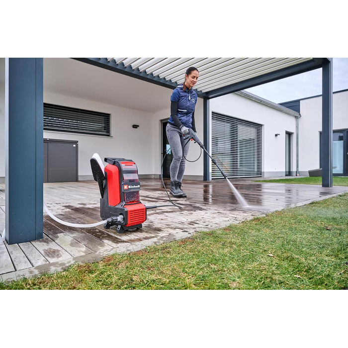 Einhell HYPRESSO 18/24-1 Акумуляторний мийний пістолет Power X-Change (24 бар, 240 л/год, без акумулятора та зарядного пристрою)