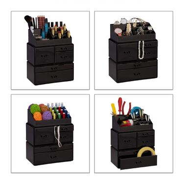 Органайзер для макіяжу Relaxdays з акрилу на 21 відділення