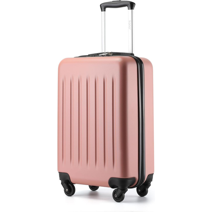 Чемодан-валіза KONO Hartschale на колесах 55 см (20 дюймів), Rosegold