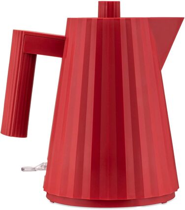 Електричний чайник Alessi Plissé MDL06/1RUK, 100 cl, червоний, з термопластичного матеріалу, 2400W, англійський штекер