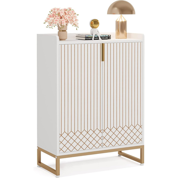 Сучасна біла шафа для взуття LITTLE TREE на 25 пар, 5-ярусна полиця для взуття з дерева, органайзер для прихожей, спальні, вітальні