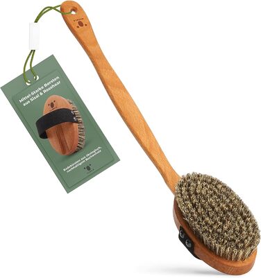 Щітка для тіла Sustainable Body Brush Дерев'яна щітка з натуральною щетиною (сизаль та кінський волос)